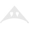 Ekena Millwork Pitch Winston Architectural Grade PVC Gable Pediment, 48"W x 28"H x 1"P (14/12) GPP048X028X100WIN - alternate 3